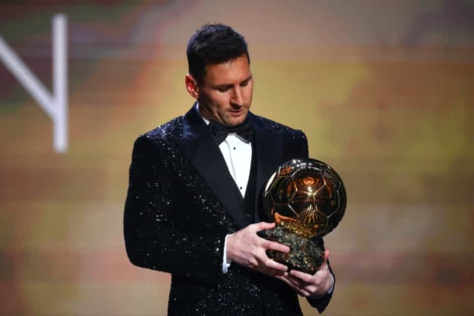 Messi had previously paid tribute to Lewandowski after taking his seventh golden ball