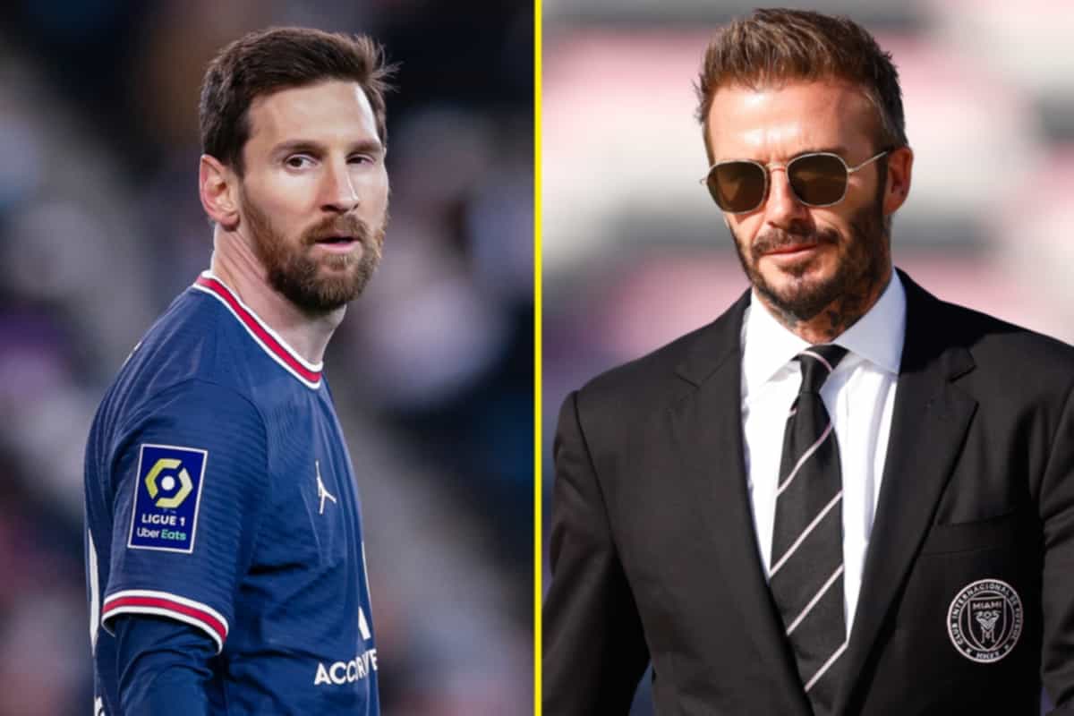 David Beckham’s Inter Miami co-owner reveals Manchester United legend has ‘relationship’ with Lionel Messi and club will ‘push’ to sign him should ex-Barcelona star leave Paris Saint-Germain