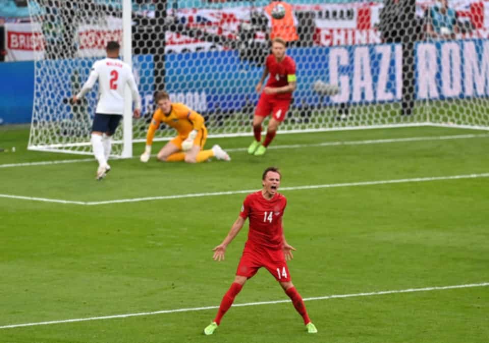 Damsgaard scored a sensational free-kick against England in the semi-finals of Euro 2020