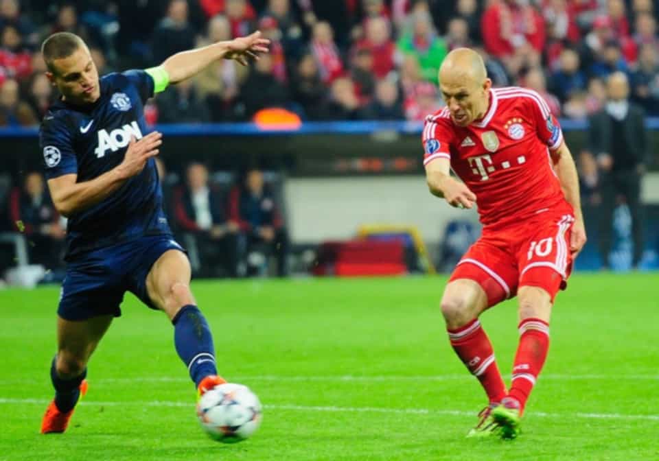 Robben was unstoppable cutting in on his left foot for Bayern Munich