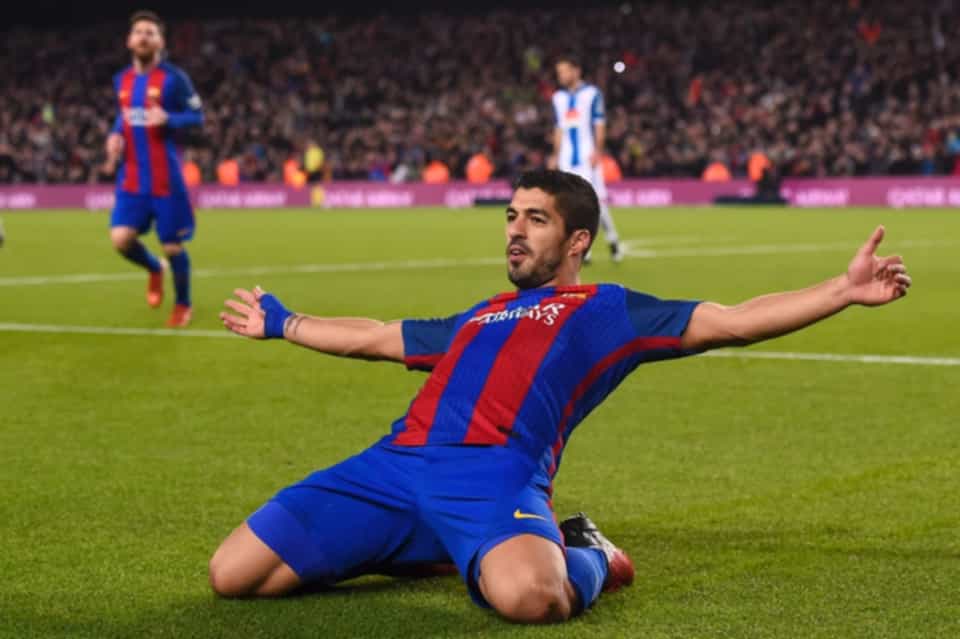 Suarez was part of a deadly frontline at Barcelona