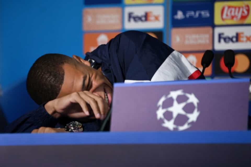 And Mbappe’s reaction certainly didn’t help