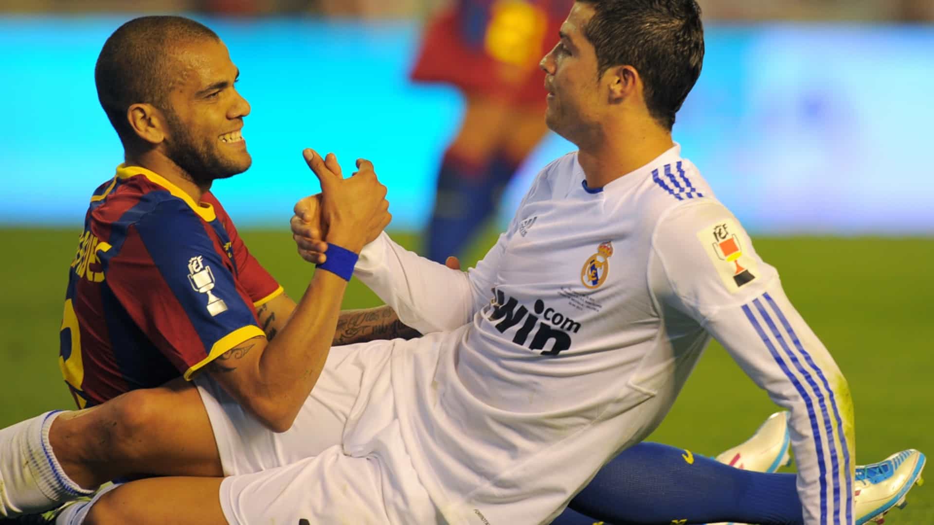 Dani Alves reveals secret admiration for Cristiano Ronaldo after years of ‘El Clasico’ rivalry admitting he identifies more with the Manchester United star than former teammate Lionel Messi