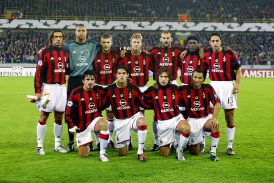 Pirlo was also part of Milan’s star studded team that won the Champions League