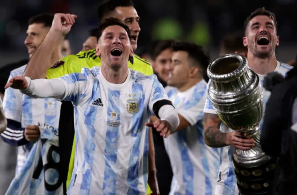 After years of hard work Messi finally picked up a major international trophy with Argentina, winning the Copa America in Brazil