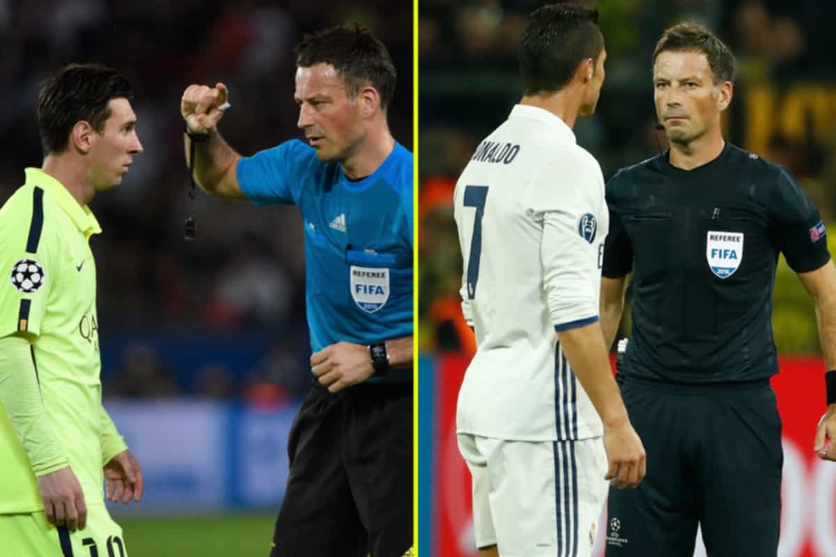 Lionel Messi ‘mesmerised’ Mark Clattenburg in Champions League game and he recalls magic moment refereeing Cristiano Ronaldo at Real Madrid