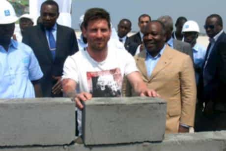 Lionel Messi in Gabon 2 | How Gabon allegedly paid Lionel Messi £2.5m to lay foundation stone in a stadium | The Paradise News