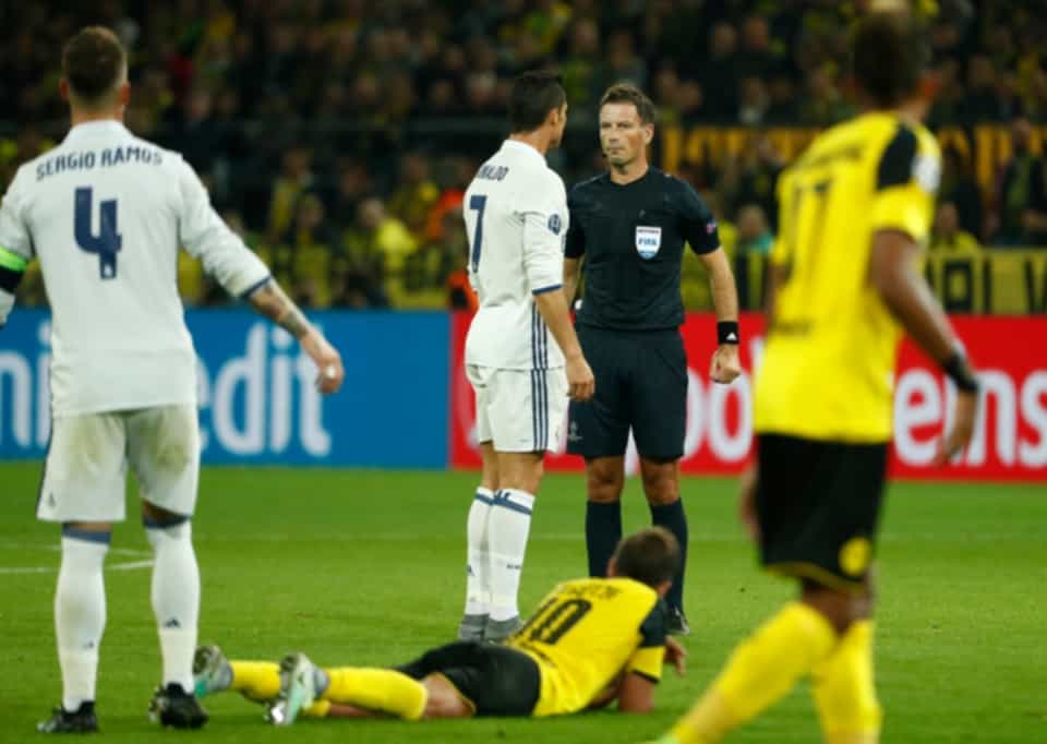Ronaldo and Clattenburg crossed paths several times