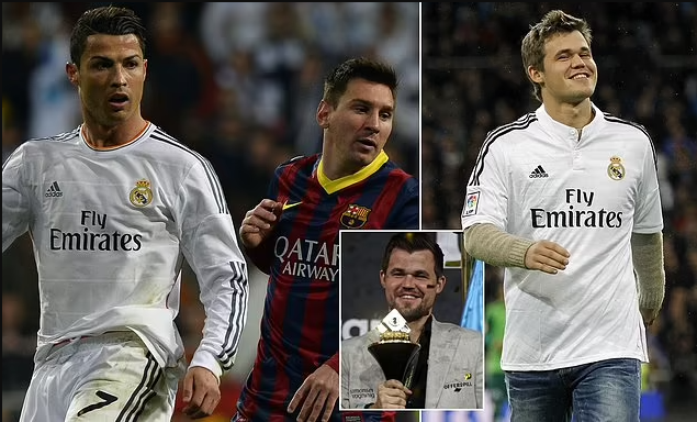 World No 1 chess player, Carlsen reveals Real Madrid told him to say Ronaldo is the best player ever ahead of Messi during interview with the club